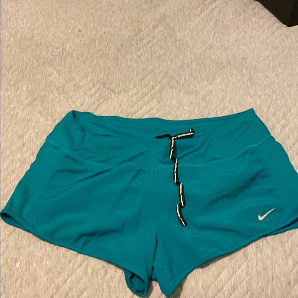 Teal Nike Running Shorts